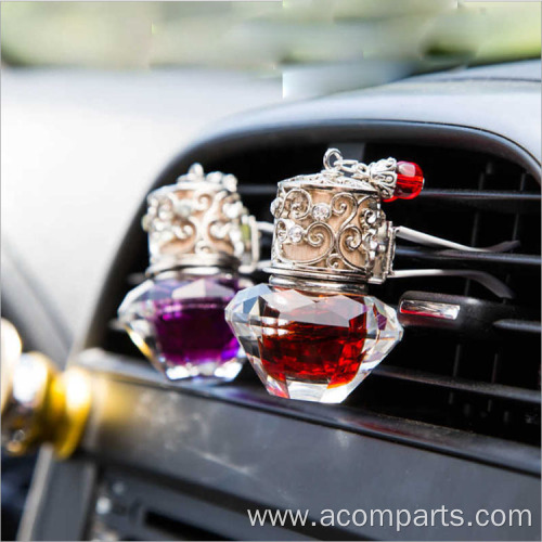 Essential Oil Wooden Clip Car Air Freshener Glass